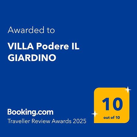 Villa Podere Il Giardino Castiglion Fiorentino Ngoại thất bức ảnh